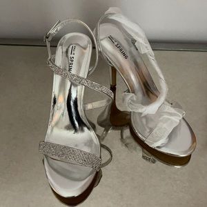 Silver glam strappy sandal